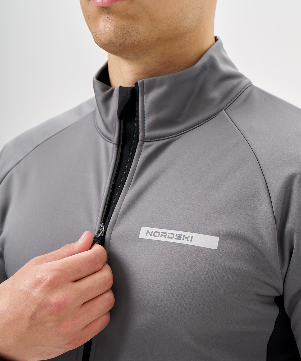 Тренировочная куртка Nordski Core Grey/Black