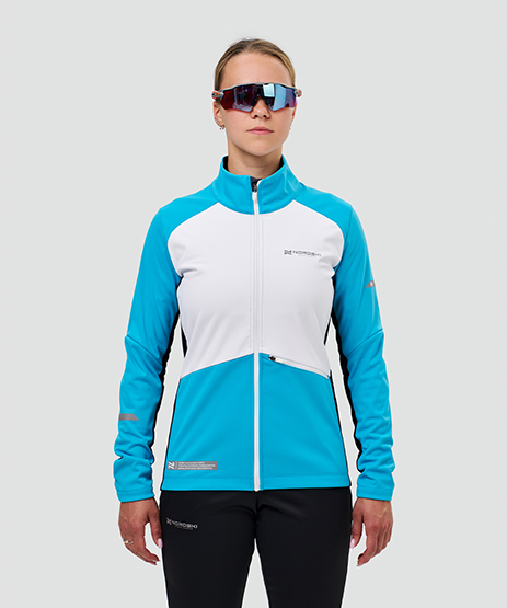 Тренировочная куртка Nordski Pro 2.0 Candy Pink/Blue W