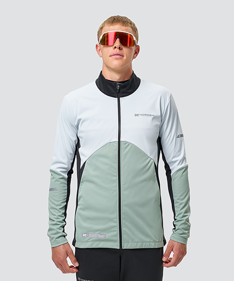 Тренировочная куртка Nordski Pro 2.0 Light Blue/Black