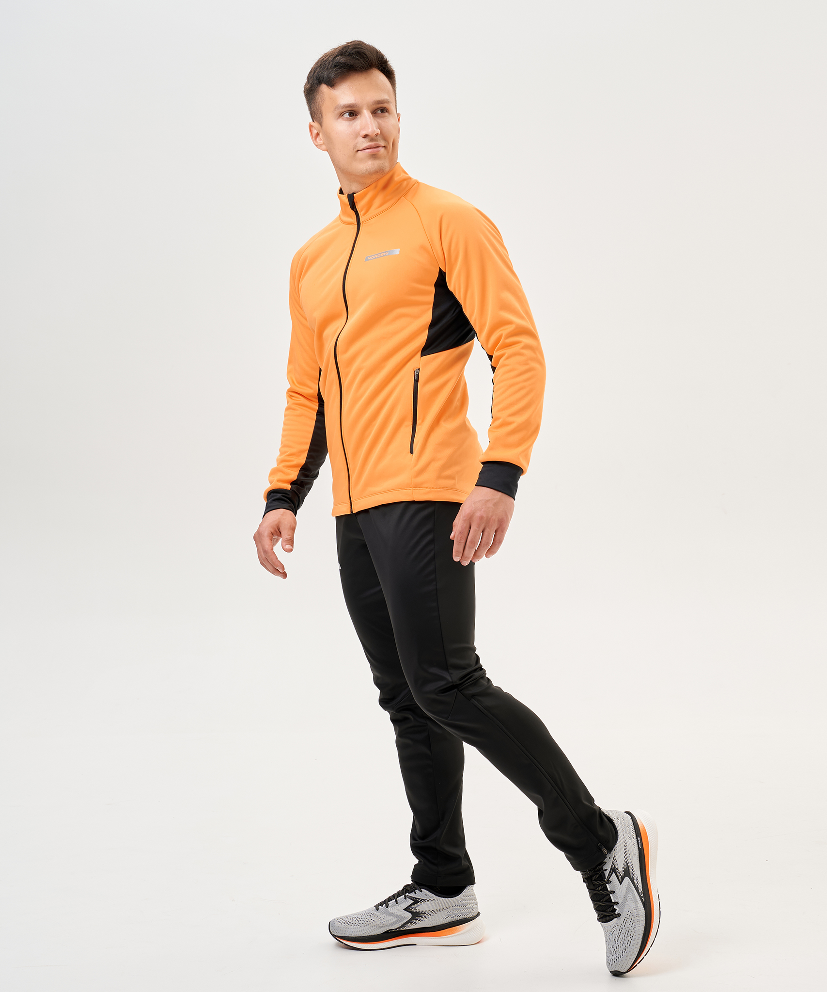Тренировочная куртка Nordski Core Orange/Black