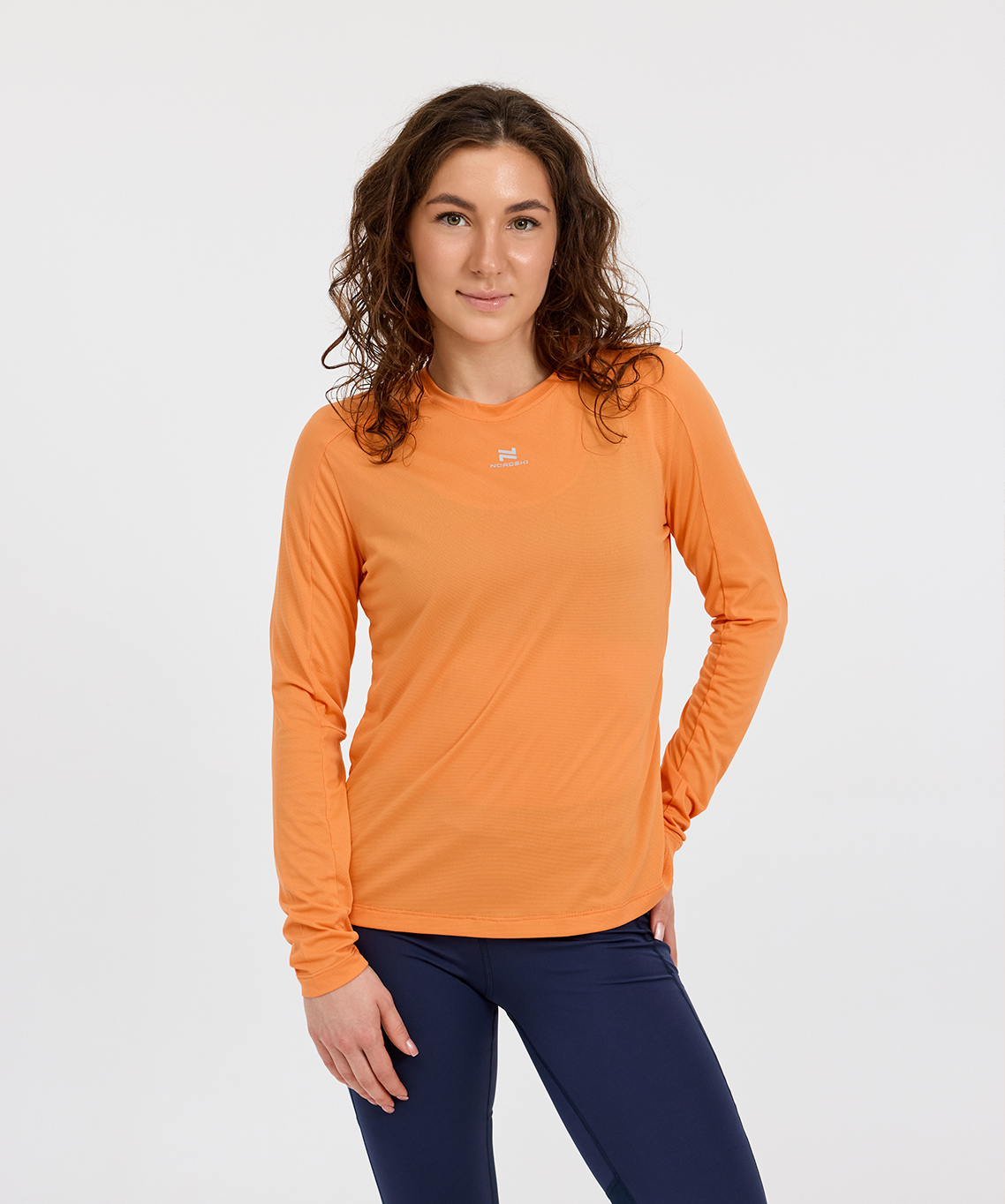 Футболка Nordski Upcast Peach с длинным рукавом W