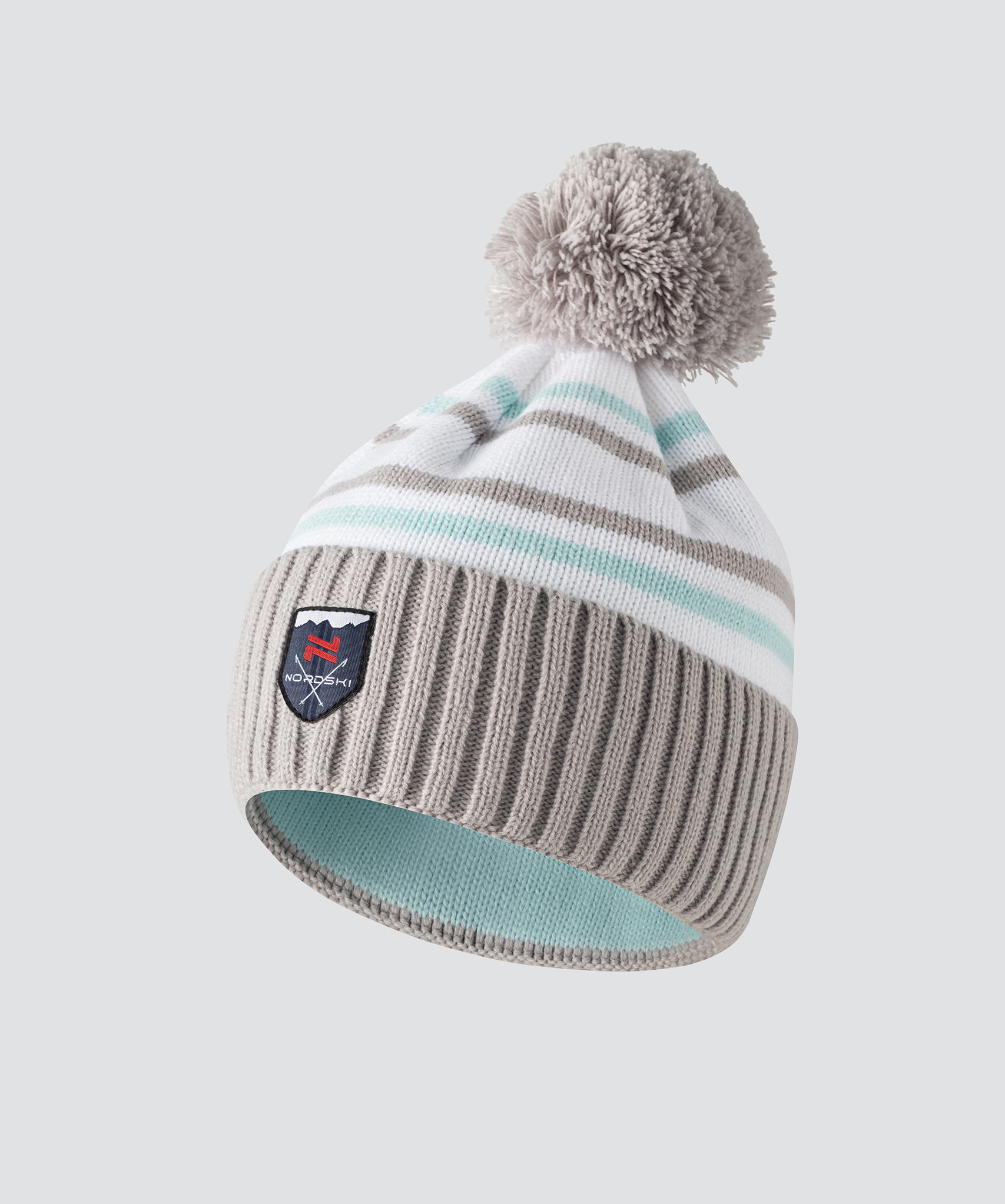 Шапка Nordski Severe White/Grey